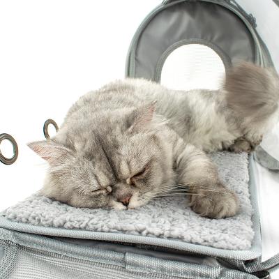 China Viable Transparent Design Pet Cats Travel Visit Outside Carrier Bag Or Breathable Pet Backpack for sale