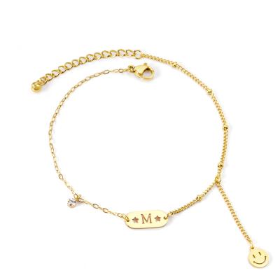 China High Quality Fashion Match Foot Chain Adjustable Gold Plated Cross Anklets Butterfly Pearl Anklet Chain Jewelry for sale