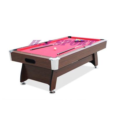 China Wholesale 7ft Rubber Pocket MDF Pool Table Online Pool Table With Auto Ball Return Function for sale