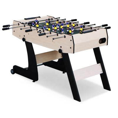 China Top Quality Folding And Movable Soccer Table Custom Accept Game Table Foosball Table 122*61*79 Cm for sale