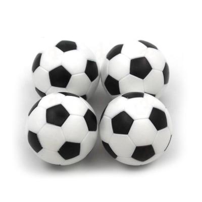 China Soccer Table Replacement Set Diameter 36mm Black And White Color ABS Plastic Soccer Table Ball Soccer Table Accessory for sale