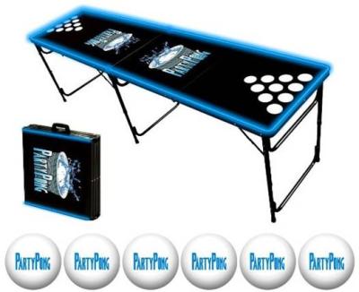 China Portable Entainment New Design 8ft Folding Led BEER PINT GAME TABLE for sale