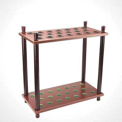 China Billiard pool/wooden billiard cue rack of holes billiard table 20 to put billiard billiard cue sticks for sale