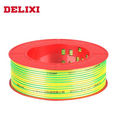 China Pure Copper Halogen Free BV Cable Home Appliances DELIXI PVC Electrical Wires Cables PVC BLV Material BEYOND OPTICAL WIRE RANGE for sale