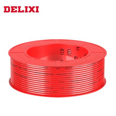 China Home Appliances DELIXI Copper Conductor PVC Insulated Wire Aluminum Conductor PVC Insulated Wire Electrical Wires Cables for sale