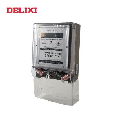 China Intelligent Electric Meter 230V 112*59*225 Energy Meter Power Meter Energy Meter for sale