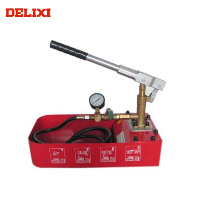 China DELIXI DLX-ZD50 Building Industry Testing Equipment Piping Tool Kit China 50 Bar Pressure Test Manual Pump for sale