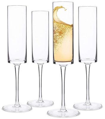 China Sustainable Handmade Traditional Party Decoration Vintage Crystal Glass Champagne Flute for sale