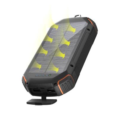 Китай Fast charging MSDS Proved portable solar energy panel 20000mah waterproof wireless solar power bank продается