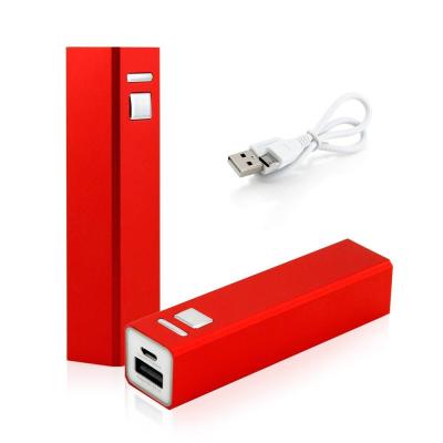 Chine rohs custom mini mobile power bank 2600mah logo powerbank à vendre