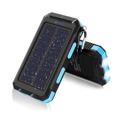 Chine Waterproof Phone Charger Solar Power Bank 20000mah Powerbank Solar à vendre