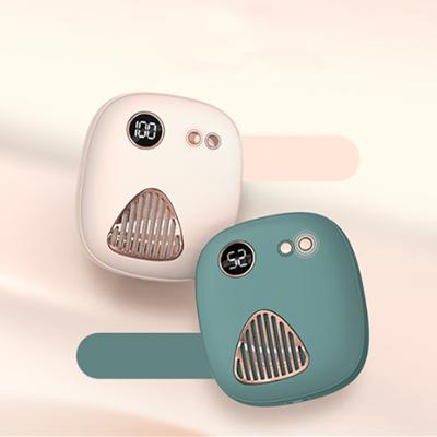 China Temperature Display Usb Hand Warmer Power Bank Mobile Power Massage Flashlight 5000mah Hand Warmer en venta