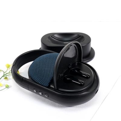 China Blue Woofer Sound 2 in 1 Speaker With Earbuds Outdoor Wireless Smart Speaker Headset à venda