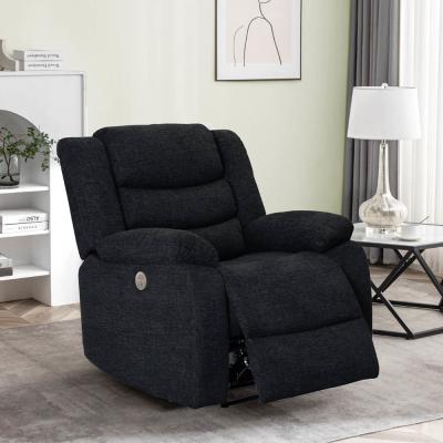 China Power Recliner Chair, Black Fabric for sale