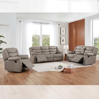 China Recliner Sofa set with Storage Box, Taupe Fabric-like vinyl for sale