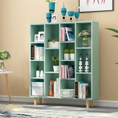 China Small Shelf Convertible Wooden Living Room Bookcase Panel Holder Display Stand for sale