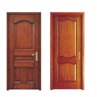 China Modern Wood Doors Design Factory Newest Solid Wood Door for sale