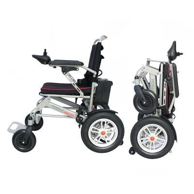 China Hot Selling Foldable Lightweight Aluminum Power Wheelchair Lightweight Power Wheelchair Chair for sale