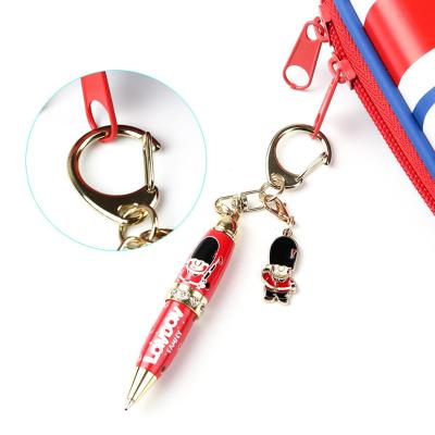 China 100% Hot Selling Eco-friendly Ballpoint Pens With Hook Original London Theme Tourist Souvenir OEM ODM Charm And Design Pen Set Pen Set for sale