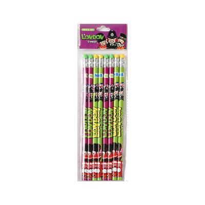 China Office School Pencil SS-WJ1004-3 Cardboard Pencil Set London Family Original Design Stationery Tourist Souvenir Customize Standard Pencil Set for sale