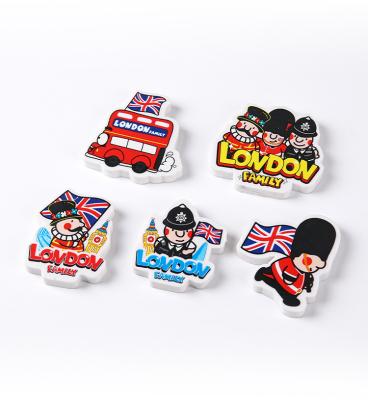 China Office Eraser Wholesale 5 in 1 Eraser Set Double Blister Card Packed London Theme Original Design OEM ODM Tourist Souvenir Supplies Eraser Set for sale