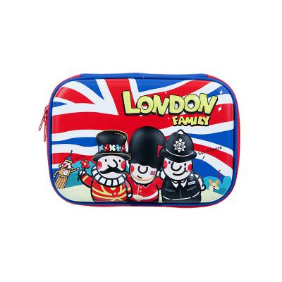 China Fashion Tourist Souvenir\Comfortable\Durable Pencil Bag Cardboard London Family Theme Original Design SS-WJ5001-2 Customize Stationery Pencil Bag for sale