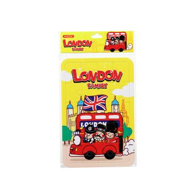 China Cartoon Toy SS-WJ1010-4 Cardboard Puzzle London Theme Original Design Souvenir Tourist Supplies Customize Puzzle for sale