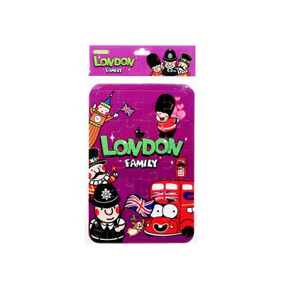 China Original Design Toy Wholesale Carton Jigsaw Puzzle London Theme ODM ODM OEM Souvenir Tourist Supplies Customize Puzzle for sale