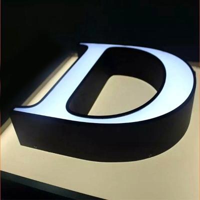 China Shop Logo Outdoor LED Letter Sign with 28C Working Lifetime of 50000 Hours and Design for sale