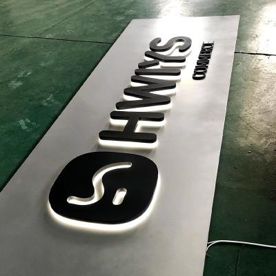 China Advertising Input Voltage 12V Led Illuminated Custom Logo Sign Backlit Letter Sign 3D Letters Led Sign Light for sale