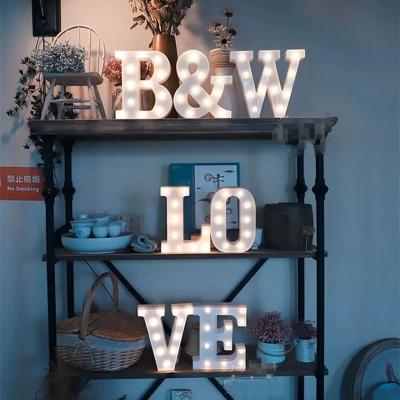 China Plug Power Supply Decoration Led Marquee Letters 2ft 3ft 4ft 5ft Giant Light Up Numbers for sale