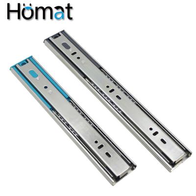 China Modern Hot Sale Furniture 3 Folds Extension Soft Close Ball Bearing Drawer Slide for sale