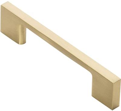 China Modern Easy Installation Sideboard Cupboard Drawer Pull Furniture Door Brushed Gold Brass Handle for sale