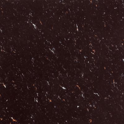 China 600x600mm polished granite floor tile, double loading, black & brown color for sale