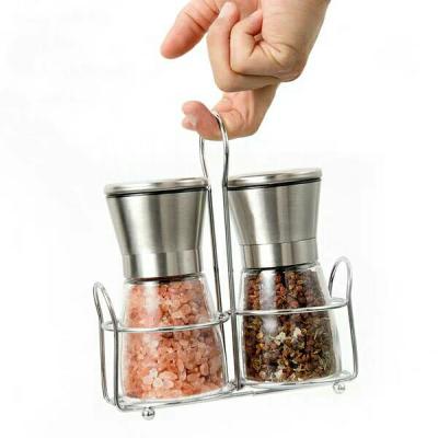 China Factory Price Viable Wholesale Salt and Pepper Glass Jar Grinder for sale