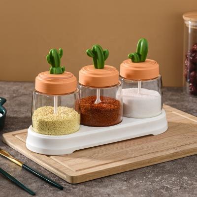 China Sustainable Factory Produced Wholesale Empty Kitchen Spice Packing Jars for sale