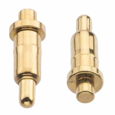 China According to your application 0.3mm gold plating PCB pogo male connector custom high quality copper brass spring 4mm spring socket for sale