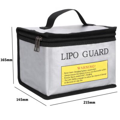 China Customizable Fireproof Waterproof Anti-explosion Safe Battery Bag Portable Lipo Storage Handbag 215x145x165mm for sale