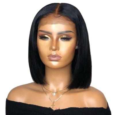 China Straight Bob Lace Front Wigs 13x4 Lace Front Wig Silky Straight Lace Front Wig for sale