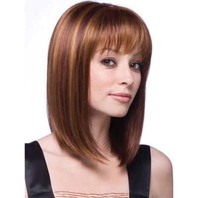 China Water Wave Bob Wigs China European Blonde and American Wigs Bob Wigs With Bang for sale