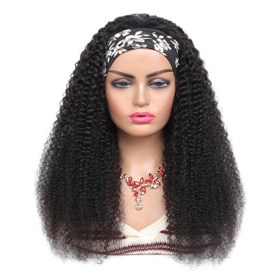 China Regular Wave Headband Wig Water Wave None Lace Wet Front Human Hair Wigs Brazilian Virgin Hair Glueless Wigs Machine Made Wavy Headband for sale