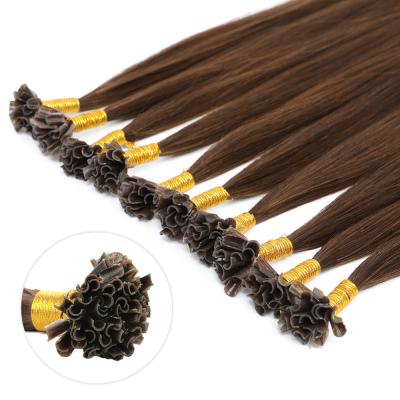 China 100% Virgin hair keratin u tip flat i tip hair extensions for sale