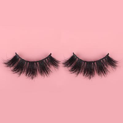 China 25mm Deep Fluffy Curly Matte Mink Lashes 13mm 20mm Tape Lashes 13mm 20mm Transparent False 3D CC Wholesale for sale