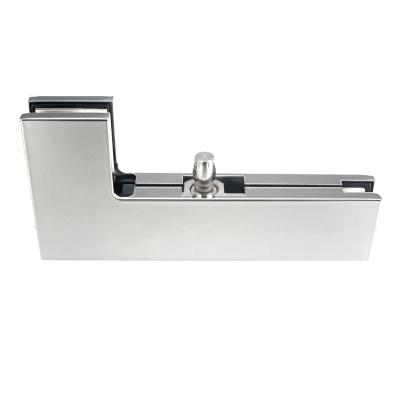 China Modern Popular Hot Selling L-type Polishing Glass Door Fixture 304 Stainless Steel Patch Fittings Accessories for sale