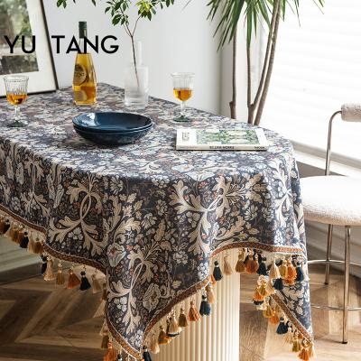 China Rectangle Home High End Luxury Decorative Table Cloth Table Cover For Dining Room Living Room Coffee Table Home Decoration for sale