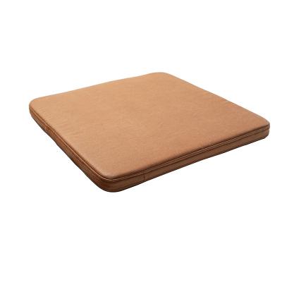 China 100% Polyester Decorative Faux Leather Moore Series Standard Small Mat Square Seat Chair Cushion For Home Decoration for sale