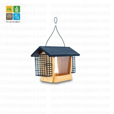 China Sustainable Acrylic Window Hanging Bird Feeder Garden for sale