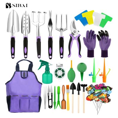 China Originals Gardening Sibai Garden Tool Kit High Quality Stainless Steel Carbon Steel Tool Kit With Shovel Shaving Hole For Planting Flower for sale