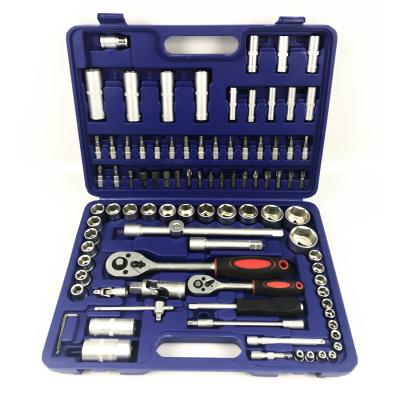 China Sibai Professional Repair 94pcs Car Repairing Tools Ratchet Wrench Set Chrome-Vanadium Steel Sockets Kit For Car Maintaining for sale