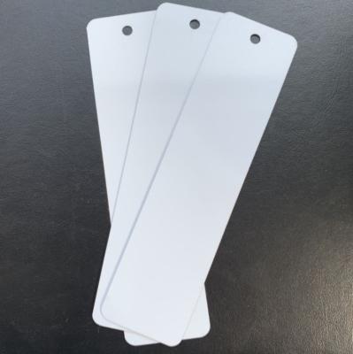 China Blank Thermal Metal Sublimation Printing Business Gift Aluminum Transfer Bookmark for sale